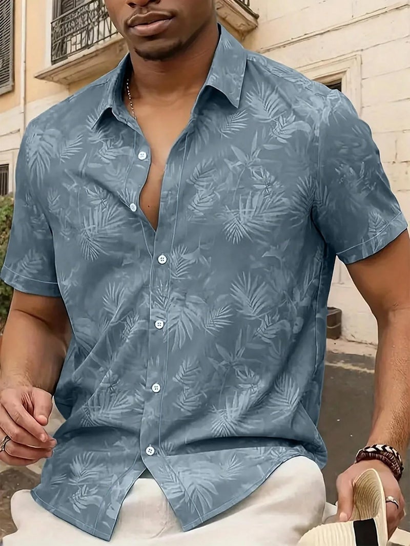 Lymio Shirt for Men || Regular Fit Stylish Shirt for Men (Aloha-Blue-S) - Image 2
