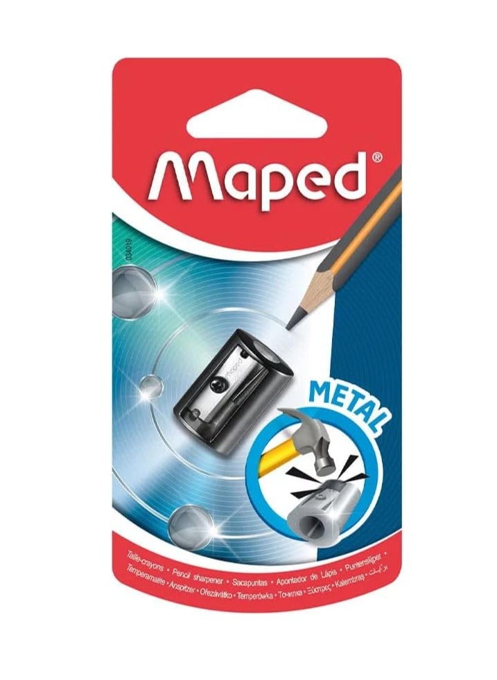 Maped Single Hole Satellite Metal Sharpener Assorted Colours  - Image 2