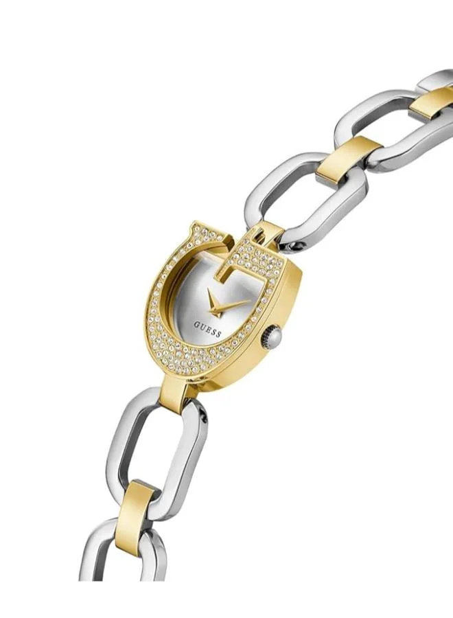GUESS GIA Recycled Steel 22 mm Analog Watch