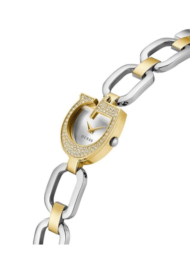 GUESS GIA Recycled Steel 22 mm Analog Watch - Image 2