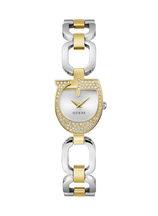 GUESS GIA Recycled Steel 22 mm Analog Watch