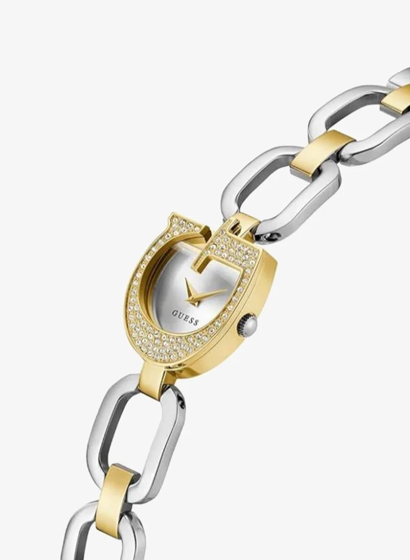 GUESS GIA Recycled Steel 22 mm Analog Watch