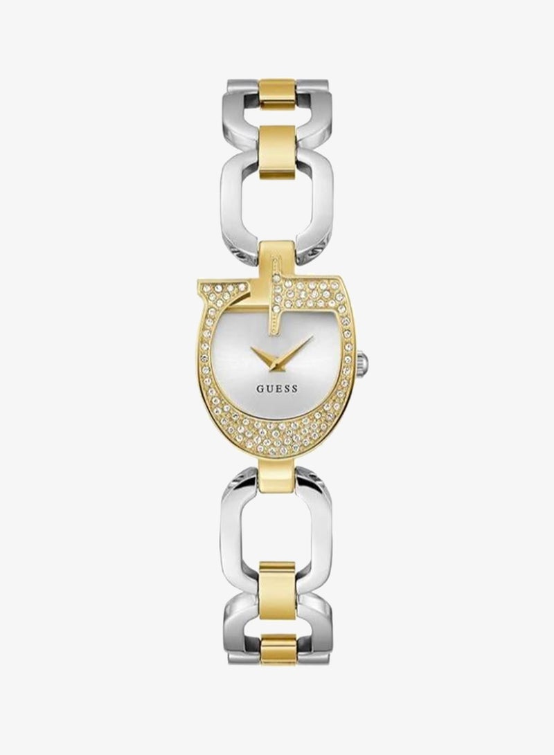 GUESS GIA Recycled Steel 22 mm Analog Watch - Image 1