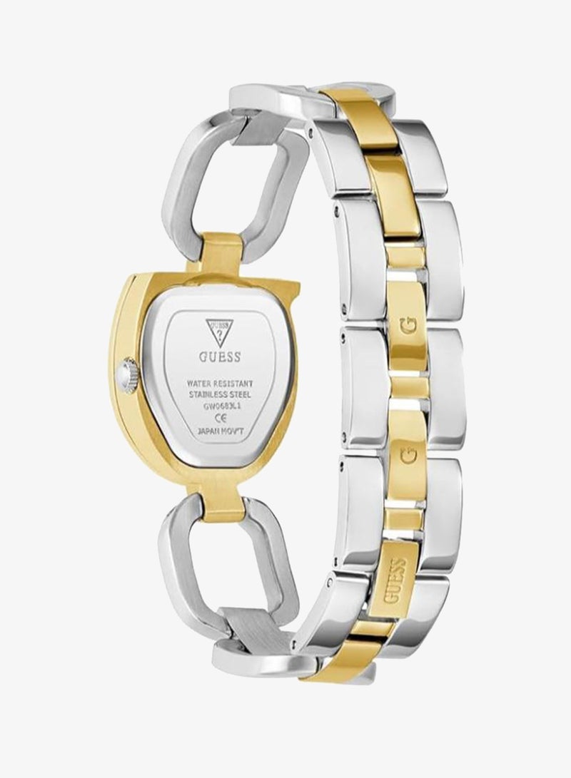 GUESS GIA Recycled Steel 22 mm Analog Watch - Image 4