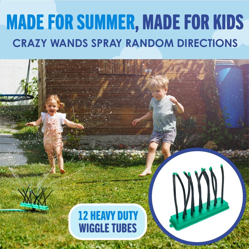 BACKYARD BLAST Soaker Sprinkler - Wire Inserts in Each Tube to Direct Water Stream - Image 2