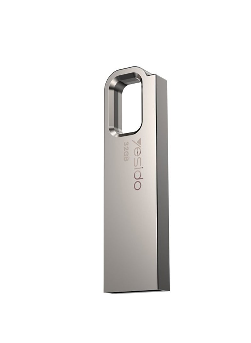 Yesido FL13 Flash Drive High Speed Storage Metal Body Fast Data 32GB USB2.0 USB Flash Disk - Silver - pzsku/Z5C709EC17B59C8387E2DZ/45/_/1722593718/47cf2a61-ffd5-4c5f-bfc3-8c623dcba7e3