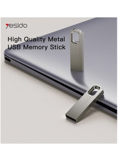 Yesido Yesido FL13 Flash Drive High Speed Storage Metal Body Fast Data 32GB USB2.0 USB Flash Disk - Silver  - Image 3