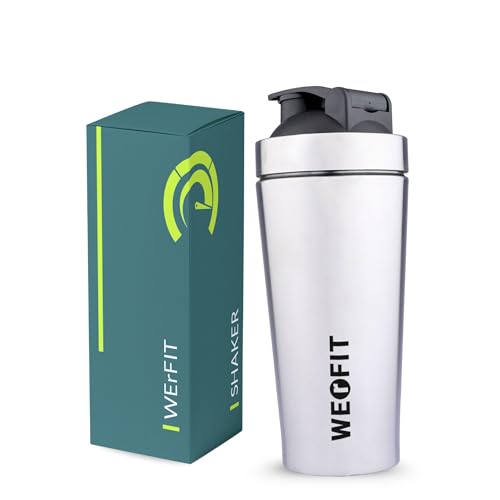 WERFIT Protein Shaker Bottle | Shaker for Gym with BPA-Free, 100% Leakproof, and 700 ml Capacity, Stainless Steel Material | Gym Shaker Bottle for Men and Women - Image 1