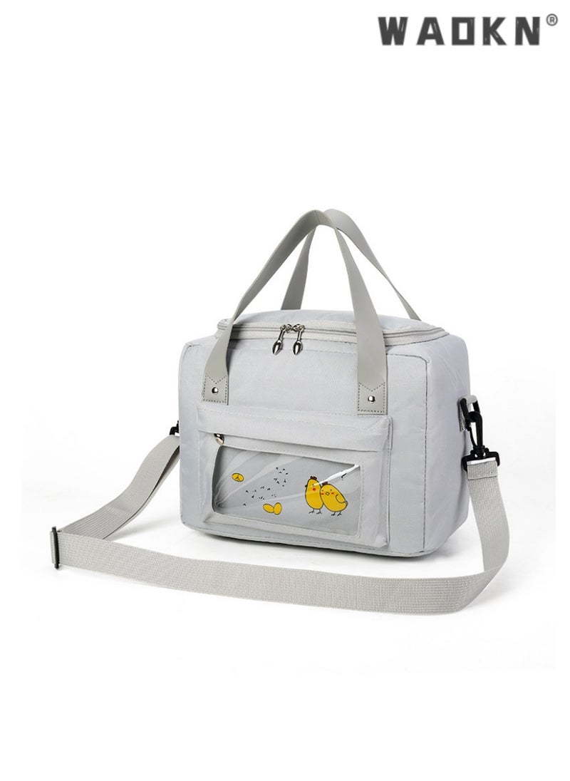 WAOKN - Lunch Bag Adult Lunch Box for Men and Women Small Leakproof Cute Lunch Tote Bag Large Capacity Reusable Insulated Refrigerated Lunch Container Suitable for Work Office Picnic Outdoor Travel - Image 1