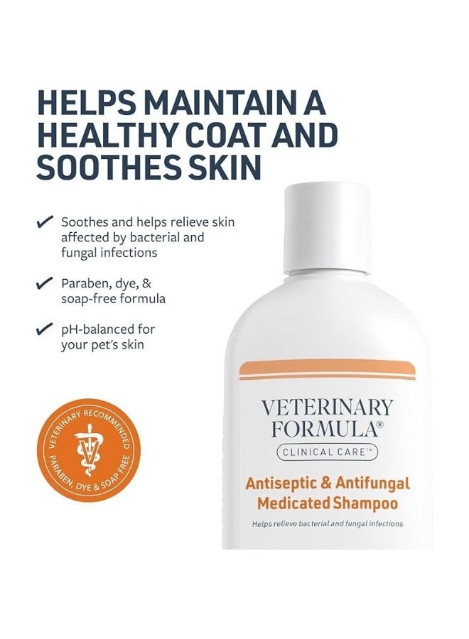 Veterinary Formula Synergy Labs Veterinary Formula Clinical Care Antiseptic & Antifungal Medicated Shampoo For Dogs & Cats 473ml - Image 4