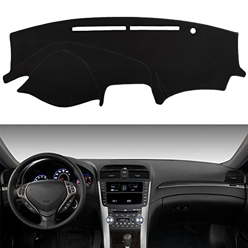 BLIBLIUNIT Dashboard Cover Custom Fit for Acura TL 2004 2005 2006 2007 2008,Dash Cover Mat(Premium Carpet, Black) - Image 1