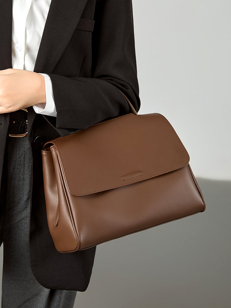 Genuine Leather Women'S Bag Light Luxury Niche Shoulder Bag Handbag Bag Women'S High-End Tote Bag - Image 3