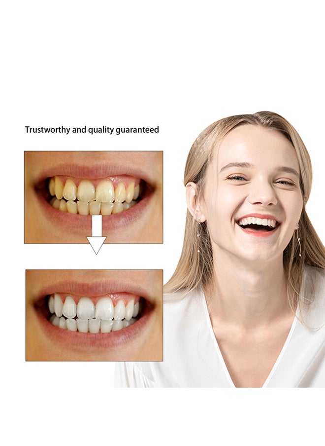 SMILEKIT 5D Teeth Whitening Strips, Elastic Gel Teeth Whitening Kit, Smile Whitening Strips for Against Yellow Teeth, Coffee Stains Dental, Black Teeth ( 7Packs, 14Strips)  - Image 2