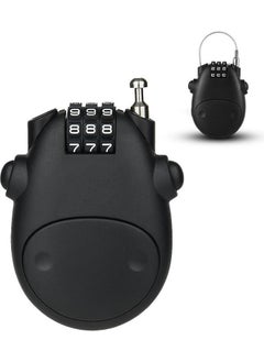 Weather Forecast Telescopic Extending Black Combination 3 Digit Cabinet Luggage Lock Padlock CIN528SY  - Image 1
