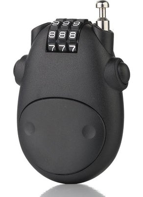 Weather Forecast Telescopic Extending Black Combination 3 Digit Cabinet Luggage Lock Padlock CIN528SY  - Image 2