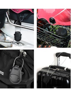 Weather Forecast Telescopic Extending Black Combination 3 Digit Cabinet Luggage Lock Padlock CIN528SY  - Image 5