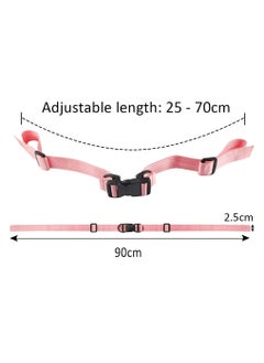 KASTWAVE Backpack Chest Straps, Anti Slip Chest Strap Nylon Sternum Strap Backpack Chest Harness Adjustable Chest Strap for Rucksack Backpack (Black, Pink, Orange)6 Pieces  - Image 3
