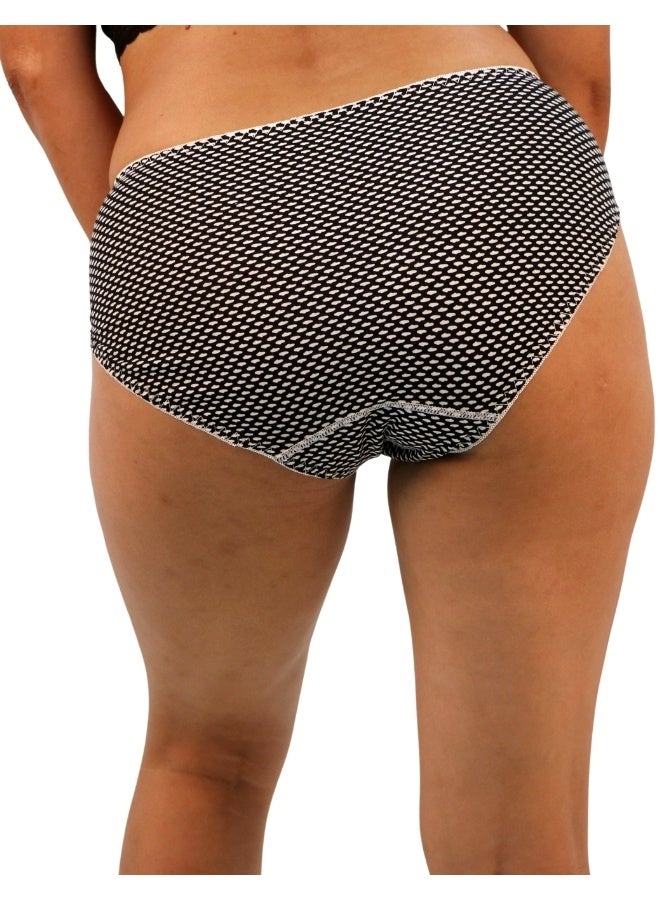 JOANNA JOANNA NX003 Women's Multiple Design Mid Rise 3-Pack Panties, Multicolor  - Image 4