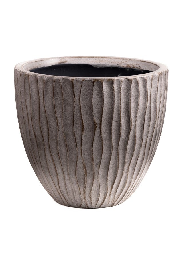 Gulf Flowers Gulf Flowers Plant Pot Wave Texture – Elegant & Textured Planter for Greenery 