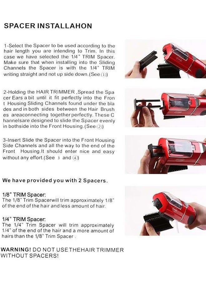 LEXIN Cordless Split End Hair Trimmer Set - Image 3