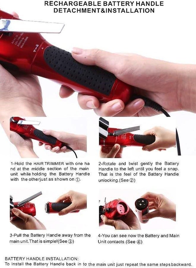 LEXIN Cordless Split End Hair Trimmer Set - Image 4