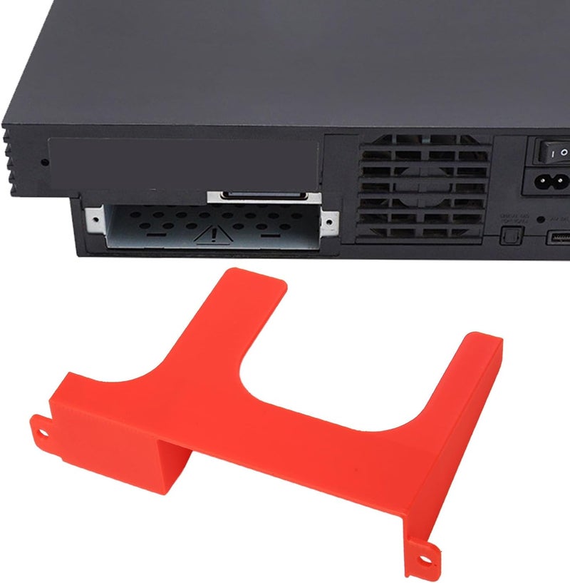 Sorandy 2.5 Inch Hard Drive Bracket, HDD SSD 3D Printed Bracket Game Console Hard Drive Quick Installation 3D Printed Mount for SCPH 30000 SCPH 50000 Console (Red) - Image 4