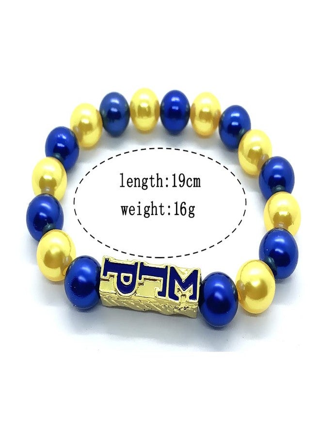 muiot SIGMA GAMMA RHO sorority socity jewelry gold beads charm elastic bracelet1 - Image 2