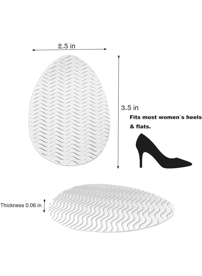 Hockydis Clear Non-Slip Shoe Pads for Heels – Invisible Anti-Slip Grip Sole Protectors for Pumps, Stilettos & Dress Shoes, Self-Adhesive Traction Stickers, Universal 9cm, 1 Pair (2 Pieces) - Image 5