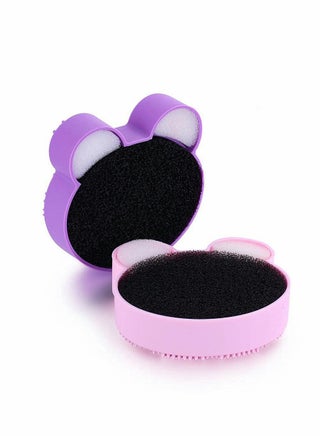 2 Pack Makeup Brush Cleaning Mat with Color Removal Sponge, 2 in 1 Design Silicone Cleaner Pad for Dry Brush Color Switch and Wet Cleaning, Quickly, Easily Clean Makeup Brushes (Purple, Pink) - pzsku/Z5C7181240D04392AFD23Z/45/_/1698454023/02cefd7b-2f15-441d-8aa6-53890ea3501d