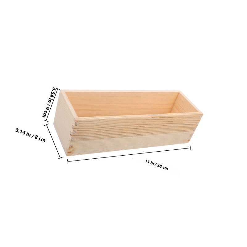2pcs Wood Soap Mold Soap Mould Handmade Soap Making Molds Diy Craft Making Tool Handmade Soap Mold Box Diy Craft Making Tool - Image 2