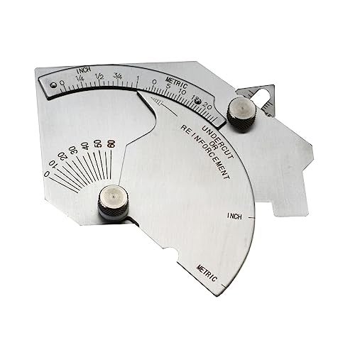 RIVERWELD Bridge Cam Gage Test Ulnar Welding Inspection Gauge Checks Depth of Undercut and Pitting Fillet Weld Throat Size and Length Angle of Preparation Misalignment - Image 2
