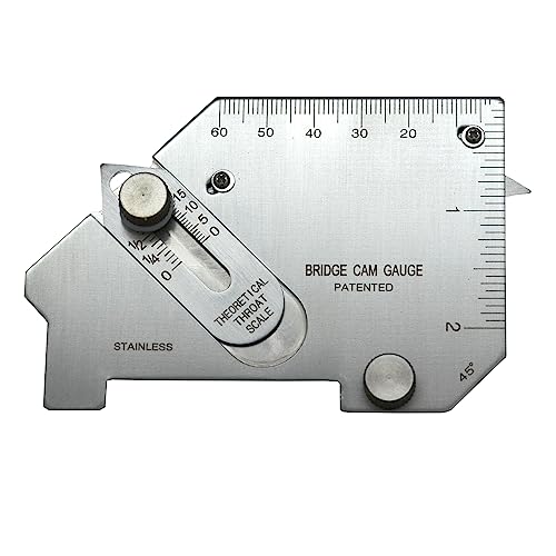 RIVERWELD Bridge Cam Gage Test Ulnar Welding Inspection Gauge Checks Depth of Undercut and Pitting Fillet Weld Throat Size and Length Angle of Preparation Misalignment - Image 3