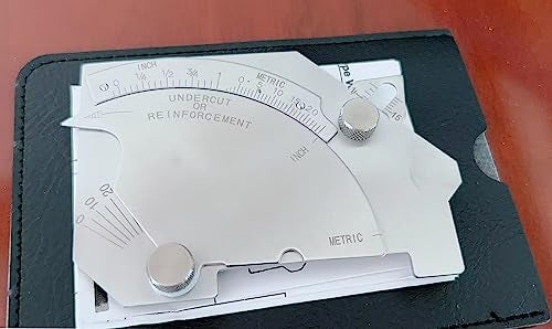 RIVERWELD Bridge Cam Gage Test Ulnar Welding Inspection Gauge Checks Depth of Undercut and Pitting Fillet Weld Throat Size and Length Angle of Preparation Misalignment - Image 5