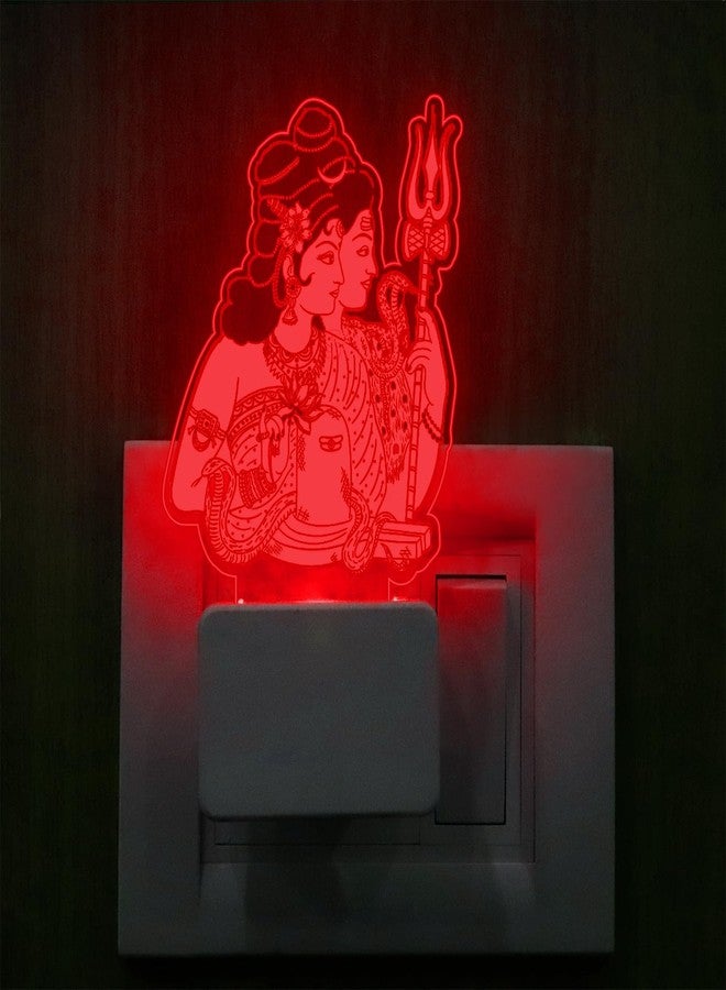 StarLaser 3D Illusion Lord Shiva Parvati Plug Night Lamp with 7 Color Changing Light for Home Decoration Lamp - Image 3