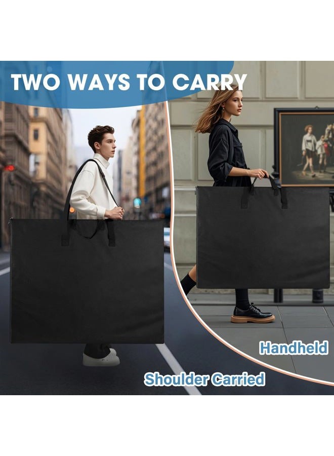 ZKOO Art Portfolio Bag, 18 Inches by 24 Inches, Black Carrying Storage Case for Poster, Sketching, and Drawing (BLACK, 18"*24") - Image 3