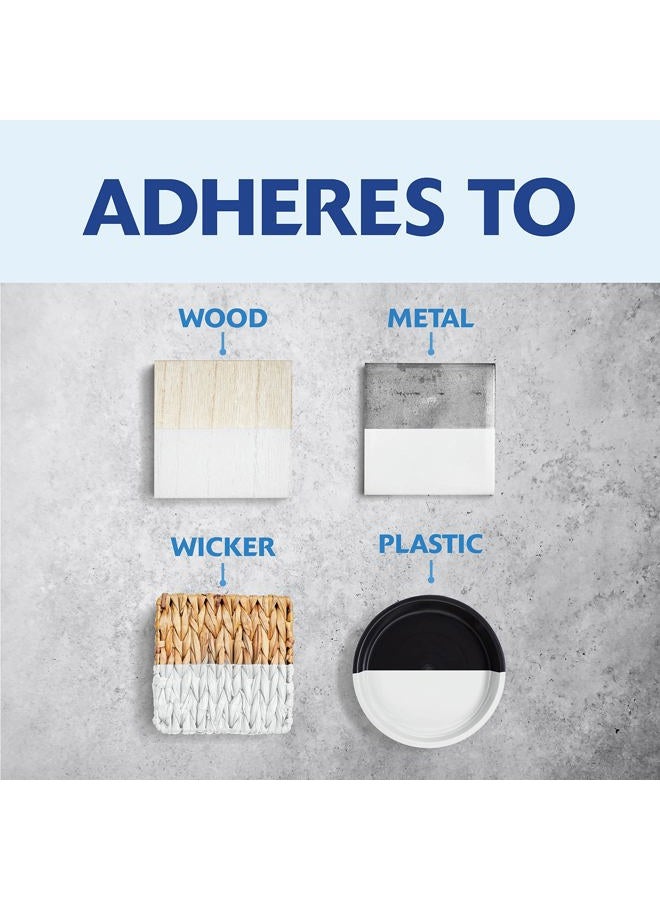 RUST-OLEUM 334019 لمسة الرسام 2X رذاذ برايمر تغطية فائقة، 12 أونصة، أبيض مسطح - Image 4