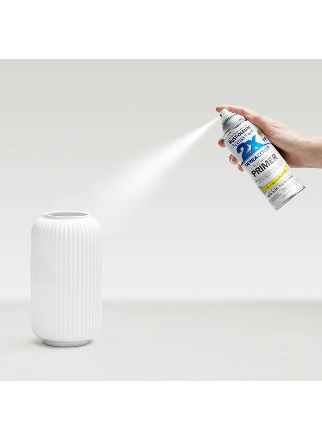 RUST-OLEUM 334019 لمسة الرسام 2X رذاذ برايمر تغطية فائقة، 12 أونصة، أبيض مسطح - Image 5