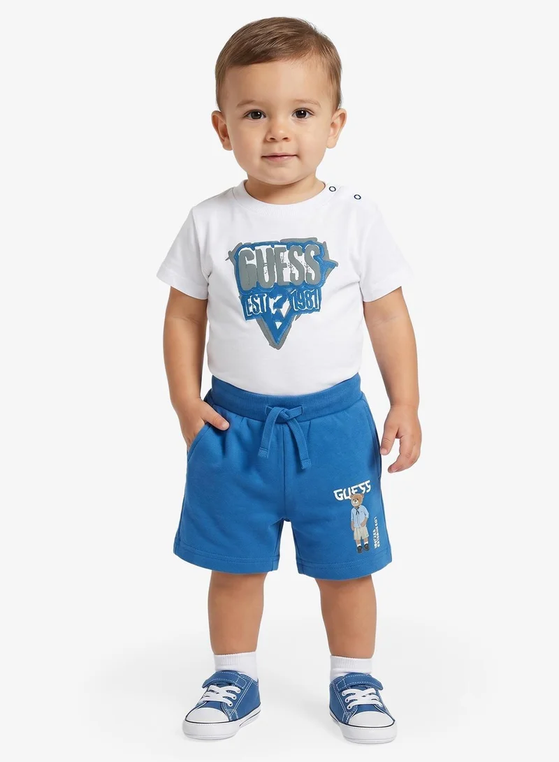 GUESS Infant Graphc Drawstring Casual Shorts