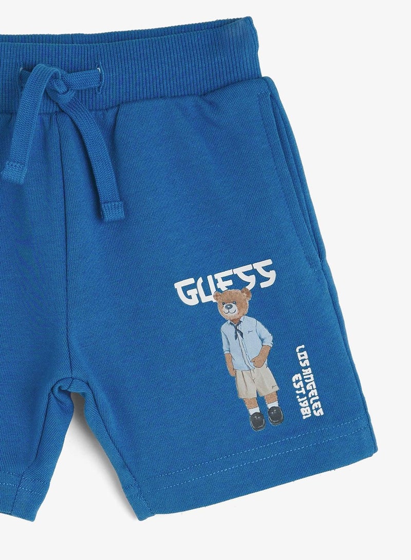 GUESS Infant Graphc Drawstring Casual Shorts - Image 4