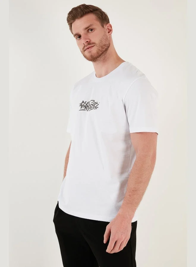 Buratti  Buratti 100% Cotton Relaxed Fit Crew Neck T Shirt Men's T SHIRT 5902603 for Men | Best Price UAE