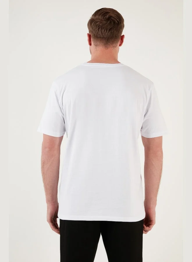 Buratti  Buratti 100% Cotton Relaxed Fit Crew Neck T Shirt Men's T SHIRT 5902603 for Men | Best Price UAE