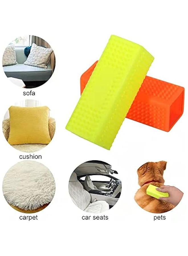 Generic Furniture and Carpet Pet Hair Remover - Rubber Brush Roller for Sofas and Hollow Cleaner - Image 3