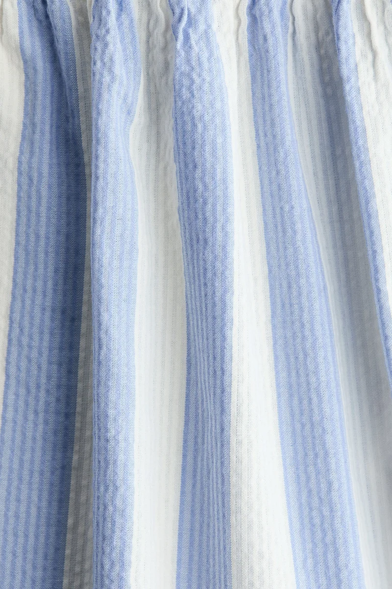 H&M Patterned seersucker dress
