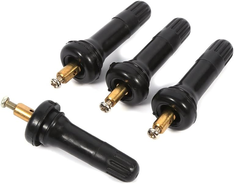 VGEBY 4 Pcs TPMS Tire Pressure Monitoring System Sensor Explosion-proof Snap In Tire Valve Stems - Image 3