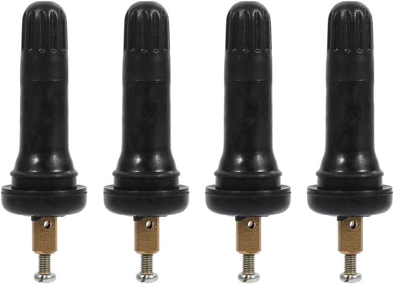 VGEBY 4 Pcs TPMS Tire Pressure Monitoring System Sensor Explosion-proof Snap In Tire Valve Stems - Image 1