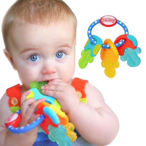 Nuby Icybite Hard Or Soft Teeting Keys (Multicolor) - Image 1