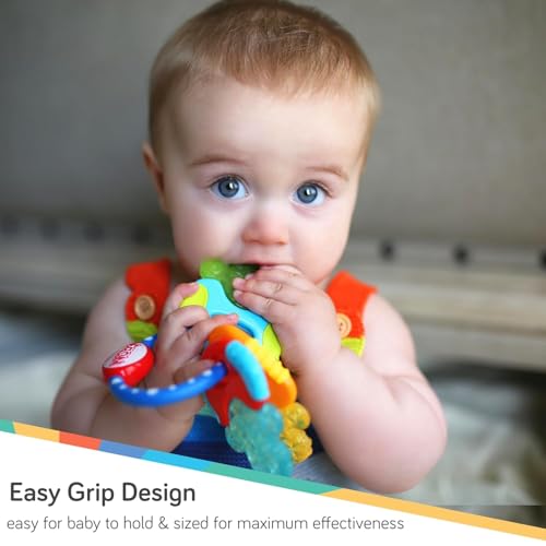 Nuby Icybite Hard Or Soft Teeting Keys (Multicolor) - Image 5