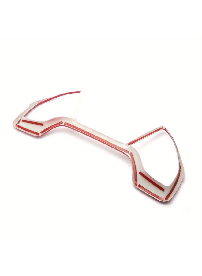 Red ABS Dashboard Frame Panel Cover Trim For Honda Civic 2016 2021 10th Gen - Image 3