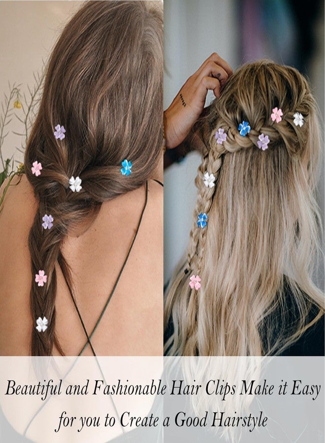 TecoKart® Fancy Hair Clips for Women - 20 PCS Flower Clip Set with Rhinestone Hair Accessories, Stylish Hair Accessories for Woman, Hair Pins for Hair Styling (Mixed Clover Design) - Image 4