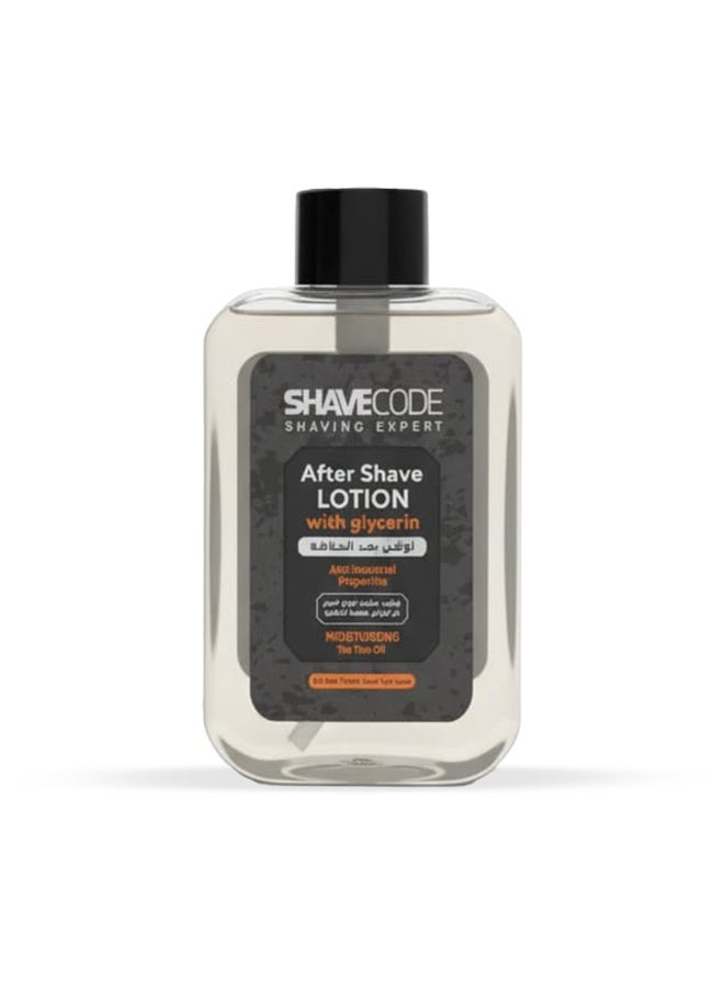شيف كود لوشن ما بعد الحلاقة مع الجلسرين وزيت شجرة الشاي، تركيبة مضادة للبكتيريا ومرطبة بعمق لجميع أنواع البشرة - Image 2